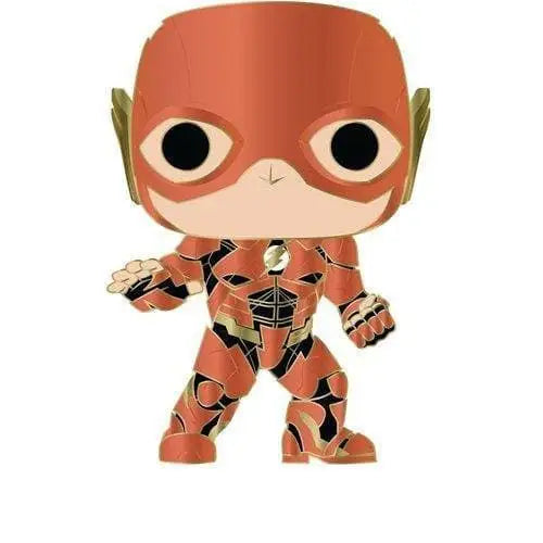 Funko Pop!- Justice League Large Enamel Pin - Select Figure(s) - 07 The Flash - Brooches & Lapel Pins