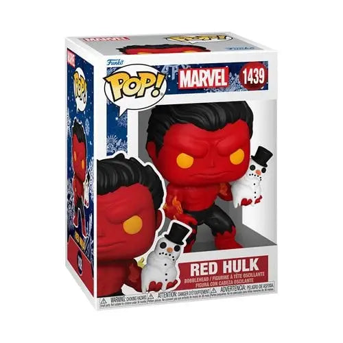 Funko Pop! Marvel Holiday Vinyl Figures - Select Figure(s) - 1439 - Red Hulk - Action Figure