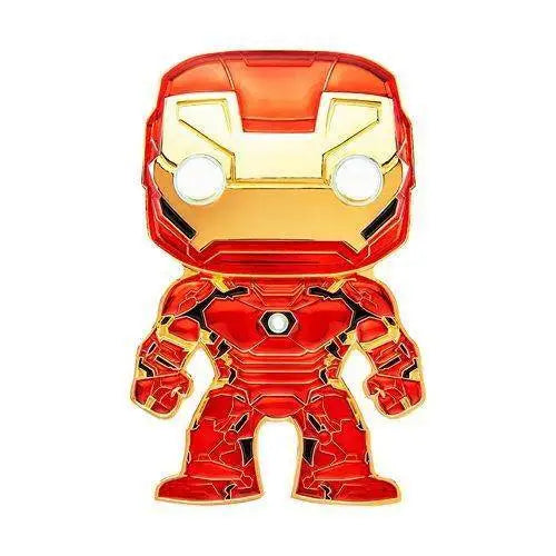 Funko Pop!- Marvel Large Enamel Pin - Select Figure(s) - 01 Iron Man - Toys & Games