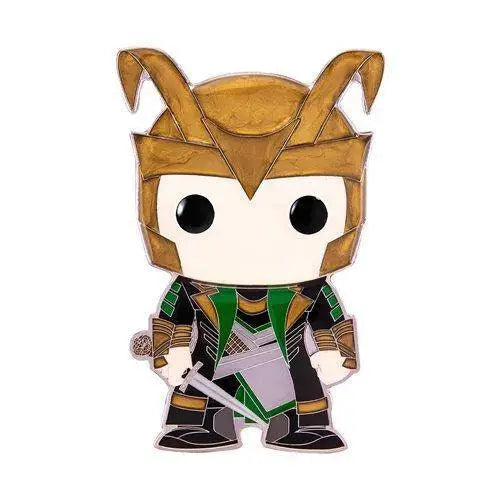 Funko Pop!- Marvel Large Enamel Pin - Select Figure(s) - 04 Loki - Toys & Games