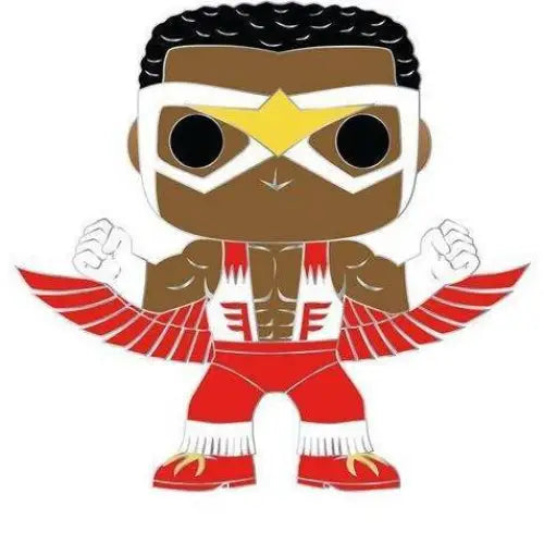 Funko Pop!- Marvel Large Enamel Pin - Select Figure(s) - 08 Falcon - Toys & Games