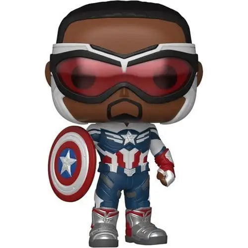 Funko Pop! Marvel The Falcon and Winter Soldier Vinyl Figures - Select Figure(s) - 814 - Captain America - Action Figure