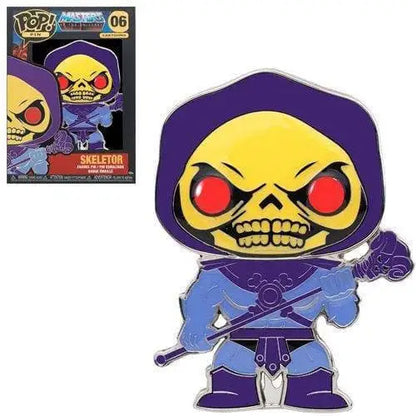 Funko Pop! Masters of the Universe Large Enamel Pin - Select Figure(s) - 06 Skeletor - Brooches & Lapel Pins