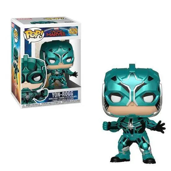 Funko Pop! Movies - Captain Marvel Vinyl Figures - Select Figure(s) - 429 - Yon-Rogg - Toys & Games