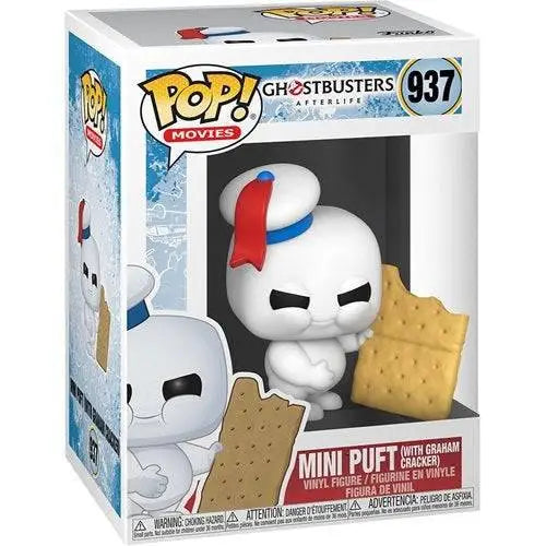 Funko Pop! Movies - Ghostbusters 3: Afterlife Vinyl Figures - Select Figure(s) - 937 Mini Puft with Graham Cracker