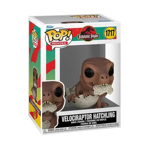 Funko Pop! Movies - Jurassic Park - Hatchling Vinyl Figure - #1717 Velociraptor - Toys & Games