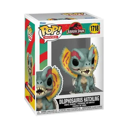 Funko Pop! Movies - Jurassic Park - Hatchling Vinyl Figure - #1718 Dilophosaurus - Toys & Games