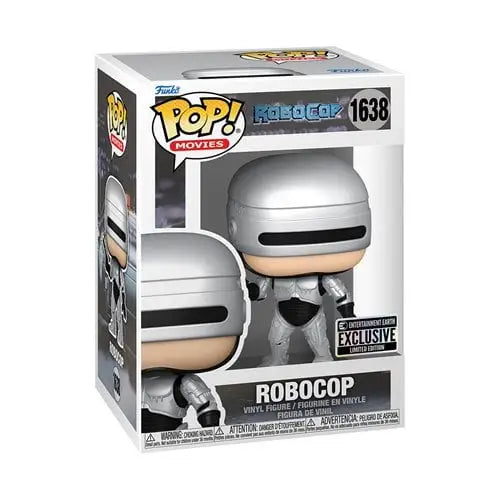 Funko Pop! Movies - RoboCop Vinyl Figure - Select Figure(s) - #1638 - RoboCop Metallic - Entertainment Earth Exclusive