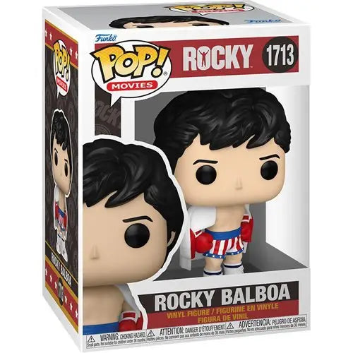 Funko Pop! Movies - Rocky Vinyl Figures - Select Figure(s) - 1713 - Rocky Balboa - Toys & Games