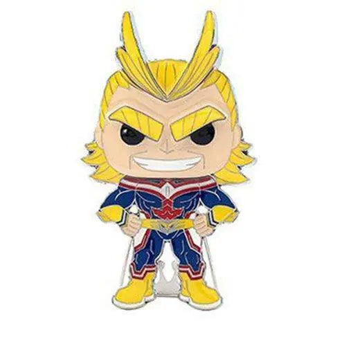 Funko Pop!- My Hero Academia Large Enamel Pin - Select Figure(s) - 02 All Might - Brooches & Lapel Pins