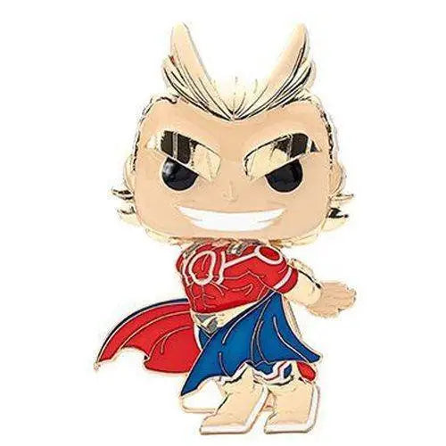 Funko Pop!- My Hero Academia Large Enamel Pin - Select Figure(s) - 05 Silver Age All might (Chase) - Brooches & Lapel