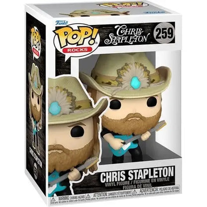 Funko Pop! Rocks - Chris Stapleton Vinyl Figure - Select Figure(s) - #259 - Chris Stapleton - Action Figure