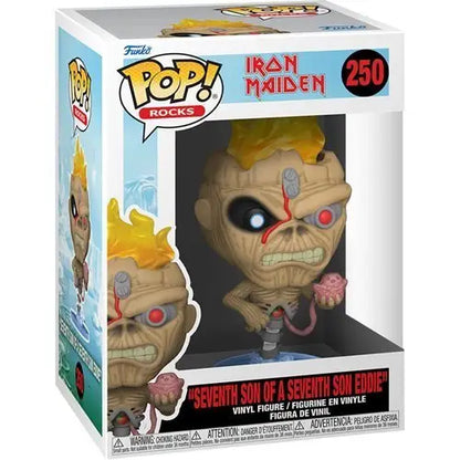 Funko Pop! Rocks - Iron Maiden Vinyl Figures - Select Figure(s) - #250 - ’Seventh Son of a Seventh Son Eddie’ - Toys &