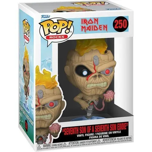 Funko Pop! Rocks - Iron Maiden Vinyl Figures - Select Figure(s) - #250 - ’Seventh Son of a Seventh Son Eddie’ - Toys &