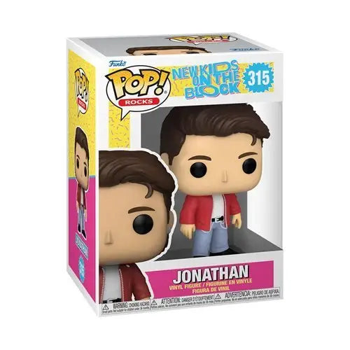 Funko Pop! Rocks - New Kids on the Block Vinyl Figure - Select Figure(s) - #315 Jonathan - Action Figure