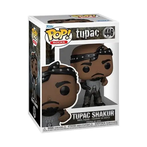 Funko Pop! Rocks - Tupac Shakur Vinyl Figure - Select Figure(s) - #446 Tupac (California Love) - Action Figure