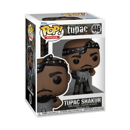 Funko Pop! Rocks - Tupac Shakur Vinyl Figure - Select Figure(s) - #446 Tupac (California Love) - Action Figure