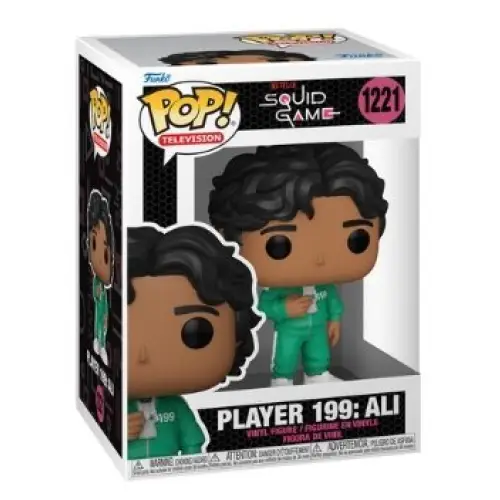 Funko Pop! Squid Game - 3.75’’ Vinyl Figures - Select Figure(s) - #1221 Player 199: Abdul Ali - Action Figure