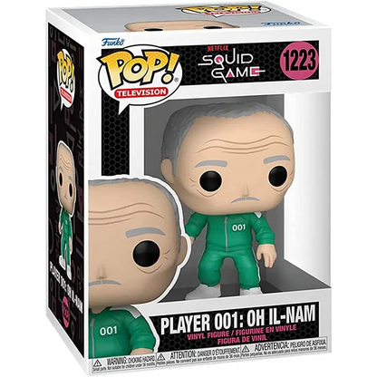 Funko Pop! Squid Game - 3.75’’ Vinyl Figures - Select Figure(s) - #1223 Player 001: Oh Il-Nam - Action Figure