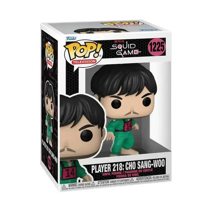 Funko Pop! Squid Game - 3.75’’ Vinyl Figures - Select Figure(s) - #1225 Player 218: Cho Sang-Woo - Action Figure