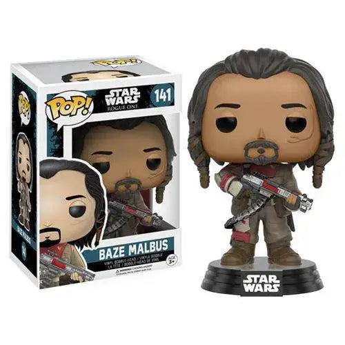 Funko Pop! Star Wars - Rogue One Vinyl Bobble Heads - Select Figure(s) - 141 - Baze Malbus - Toys & Games