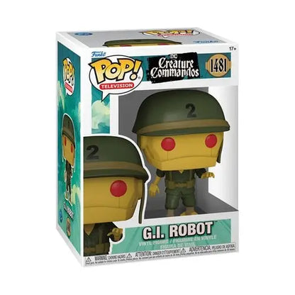 Funko Pop! Television DC Creature Commandos Vinyl Figures - Select Figure(s) - #1481 G.I. Robot - Action Figure