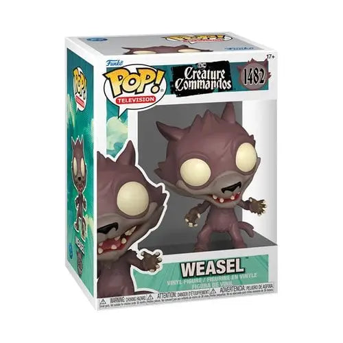 Funko Pop! Television DC Creature Commandos Vinyl Figures - Select Figure(s) - #1482 Weasel - Action Figure