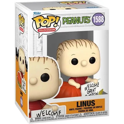 Funko Pop! Television - Peanuts Vinyl Figure - Select Figure(s) - 1588 - It’s the Great Pumpkin Charlie Brown Linus