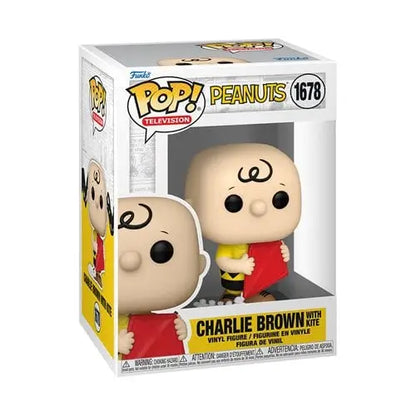 Funko Pop! Television - Peanuts Vinyl Figure - Select Figure(s) - 1678 - Charlie Brown with Kite - Toys & Games