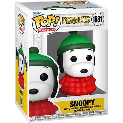 Funko Pop! Television - Peanuts Vinyl Figure - Select Figure(s) - 1681 - Snoopy in Coat - Toys & Games