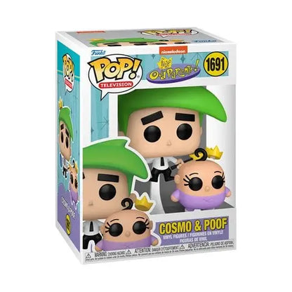 Funko Pop! Television - The Fairly OddParents Vinyl Figure - Select Figure(s) - #1691 Cosmo & Poof - Action Figure
