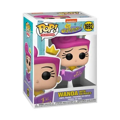 Funko Pop! Television - The Fairly OddParents Vinyl Figure - Select Figure(s) - #1692 Wanda with Da Rules - Action
