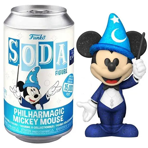 Funko Soda Philharmagic Mickey Mouse (Diamond Collection Opened) - 2022 D23 Expo Exclusive **Chase Sticker Peeling**