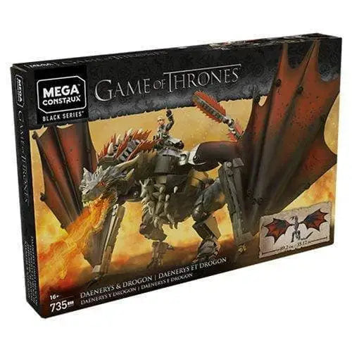 Game Of Thrones Mega Construx Playset - Select Figure(s) - Daenerys and Drogon - Toys & Games