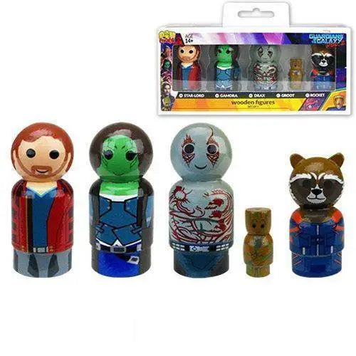 Guardians of the Galaxy Vol. 2 Pin Mate Wooden Figure Set of 5 - Toys & Games