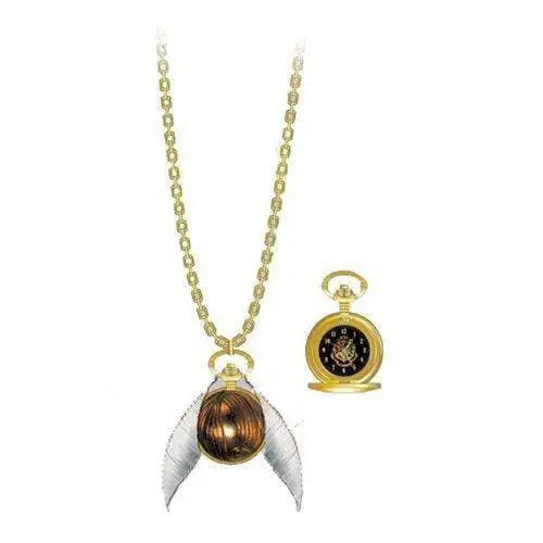 Harry Potter Golden Snitch Pocket Watch Necklace - Toys & Games