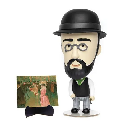 Henri de Toulouse-Lautrec Action Figure Doll - Today is Art Day - Dolls