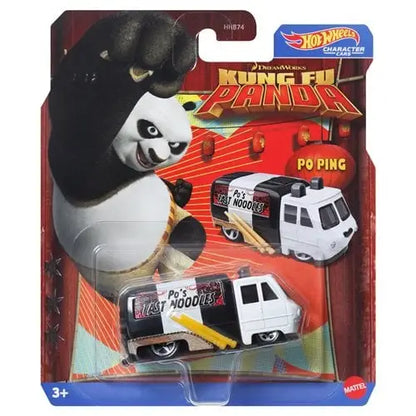 Hot Wheels Best of Character Car 2024 - Select Vehicle(s) - Po (Kung Fu Panda) - Action Figure