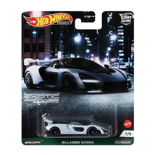 Hot Wheels Car Culture Exotics - Select Vehicle(s) - 1/5 McLaren Senna - Action Figure