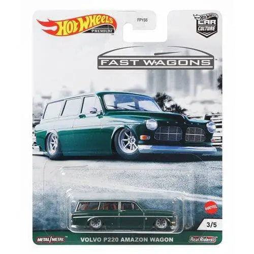 Hot Wheels Car Culture Fast Wagons - Select Vehicle(s) - 3/5 Volvo P220 Amazon Wagon - Action & Toy Figures