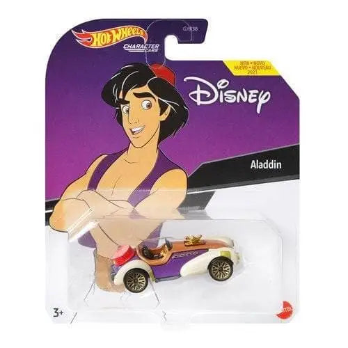 Hot Wheels Disney Character Car - Select Vehicle(s) - Aladdin - Action Figure