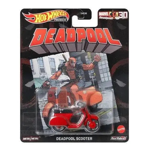 Hot Wheels Replica Entertainment - Select Vehicle(s) - Marvel Deadpool Scooter - Action & Toy Figures