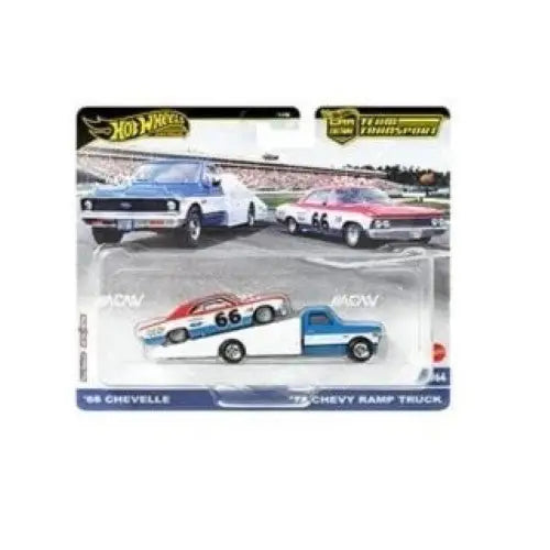 Hot Wheels Team Transport 2024 - Select Vehicle(s) - ’66 Chevelle + ’72 Chevy Ramp Truck - Action Figure