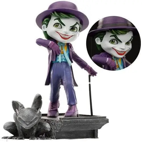 Iron Studios Batman MiniCo. Vinyl Figure - Select Figure(s) - Iron Studios Batman 1989 - Joker - Action Figure