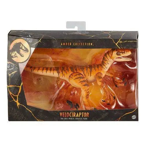 Jurassic World Amber Collection Figure - Select Figure(s) - Tiger Raptor - Action & Toy Figures