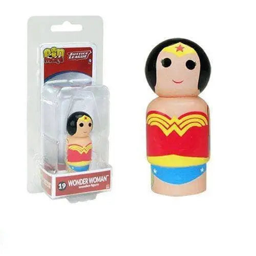 Justice League Wonder Woman Pin Mate Wooden Figure - Toys & Games