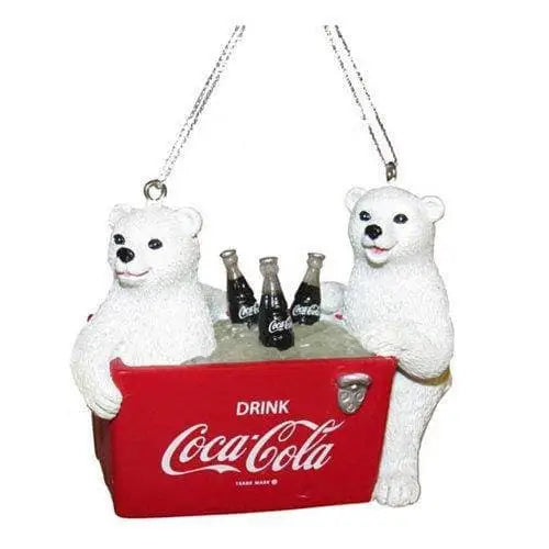 Kurt Adler - Coca Cola Ornament - Choose your Style - Cubs and Cooler 2 3/4-Inch Resin - Toys & Games
