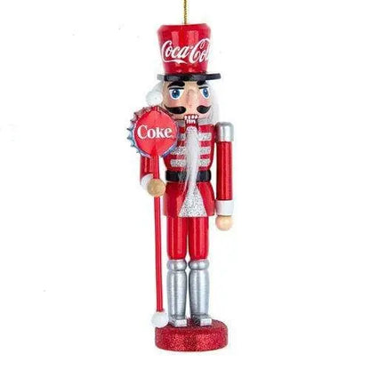 Kurt Adler - Coca Cola Ornament - Choose your Style - Nutcracker 6’’ Wooden - Toys & Games