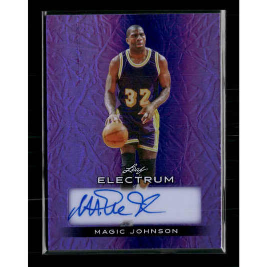 Magic Johnson 2024 Metal Sports - #BA-MJ1 #/7 - Trading Card