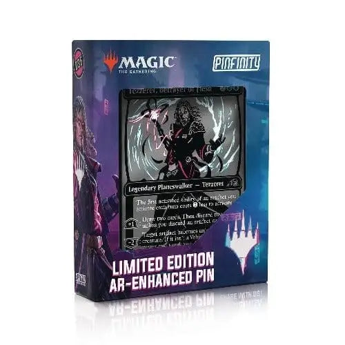 Magic: The Gathering Augmented Reality Enamel Pin - Choose your Pin - Limited Edition Tezzeret Betrayer of Flesh - Toys